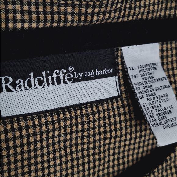 Vintage 90s Gingham Jumper Maxi Dress Large Plaid Academia Cottage Forest Fall - Picture 3 of 11